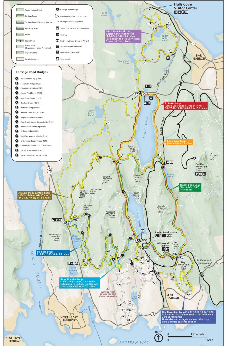 ACAD Carriage Road Map revised Apr 2019 Page 2 2